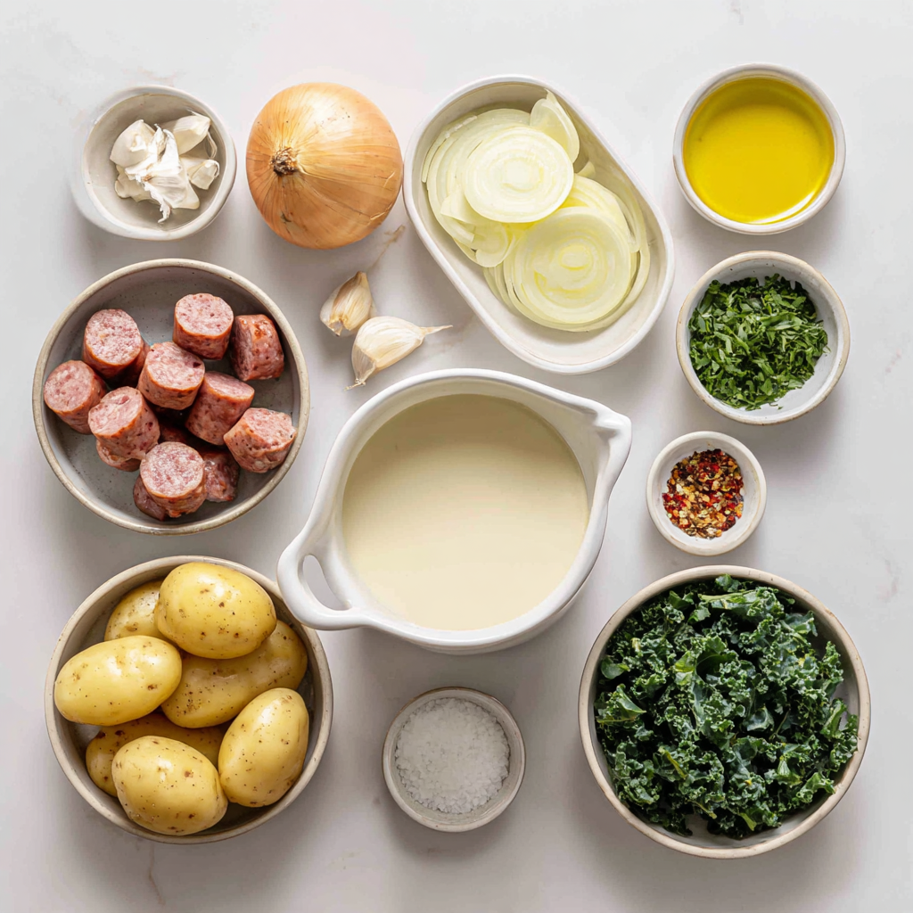 u4159848897 A neatly arranged flat lay of all ingredients for 93c608ca 7643 4ebe 868a f8e408b8615e 0