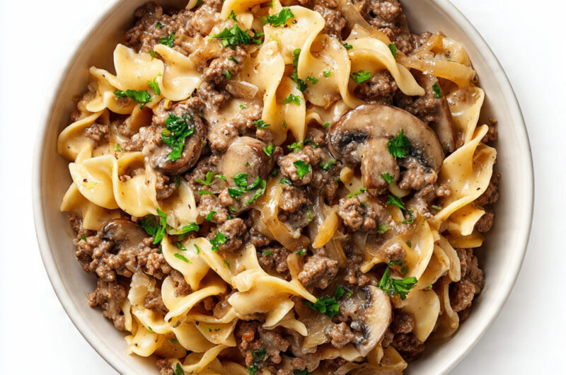 Ground Beef Stroganoff