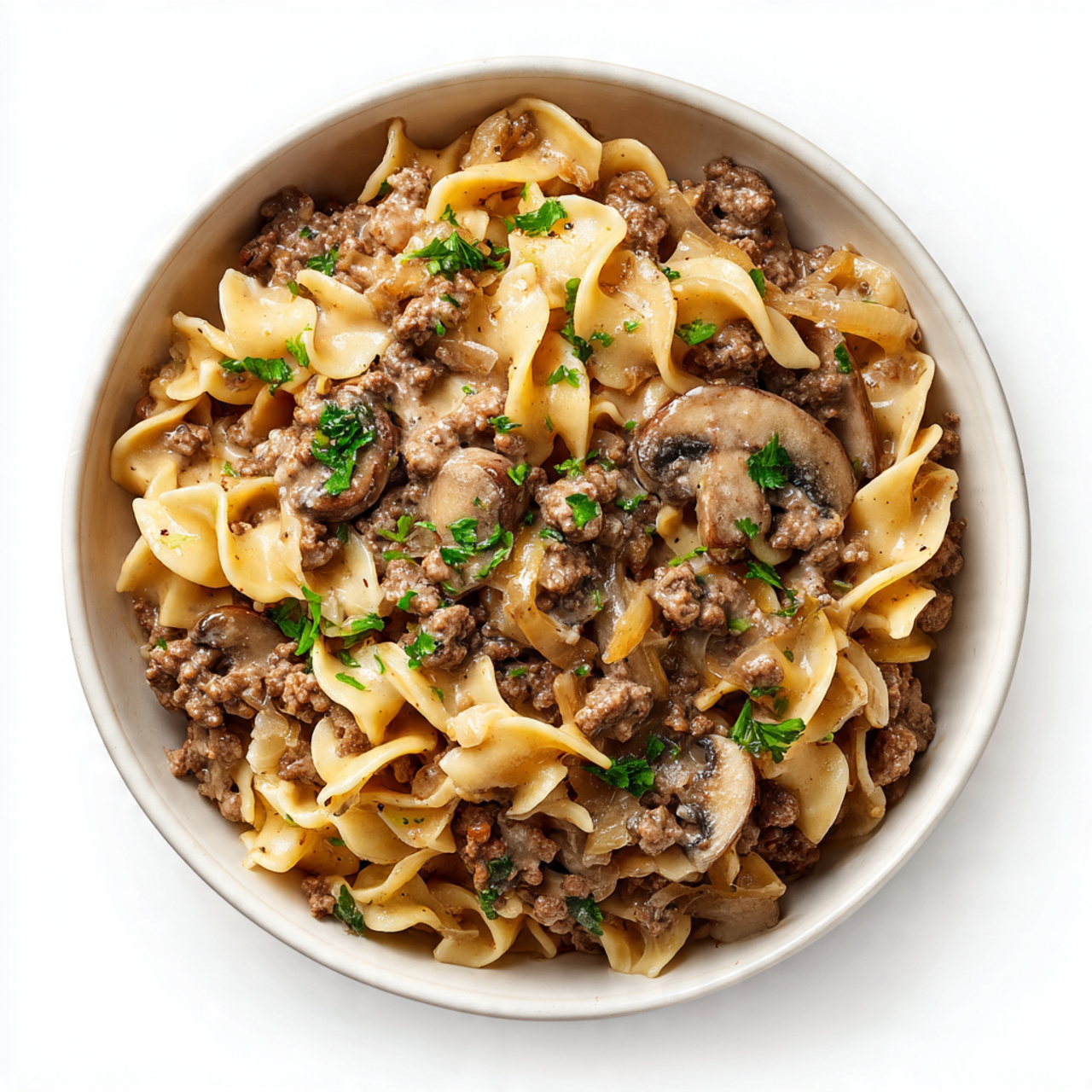 Ground Beef Stroganoff