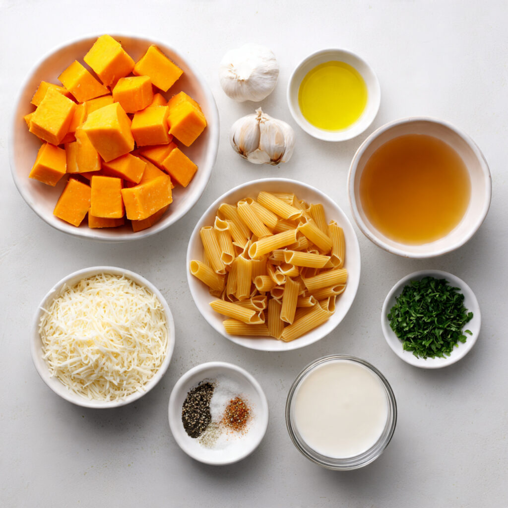 a clean white background showing all ingredients