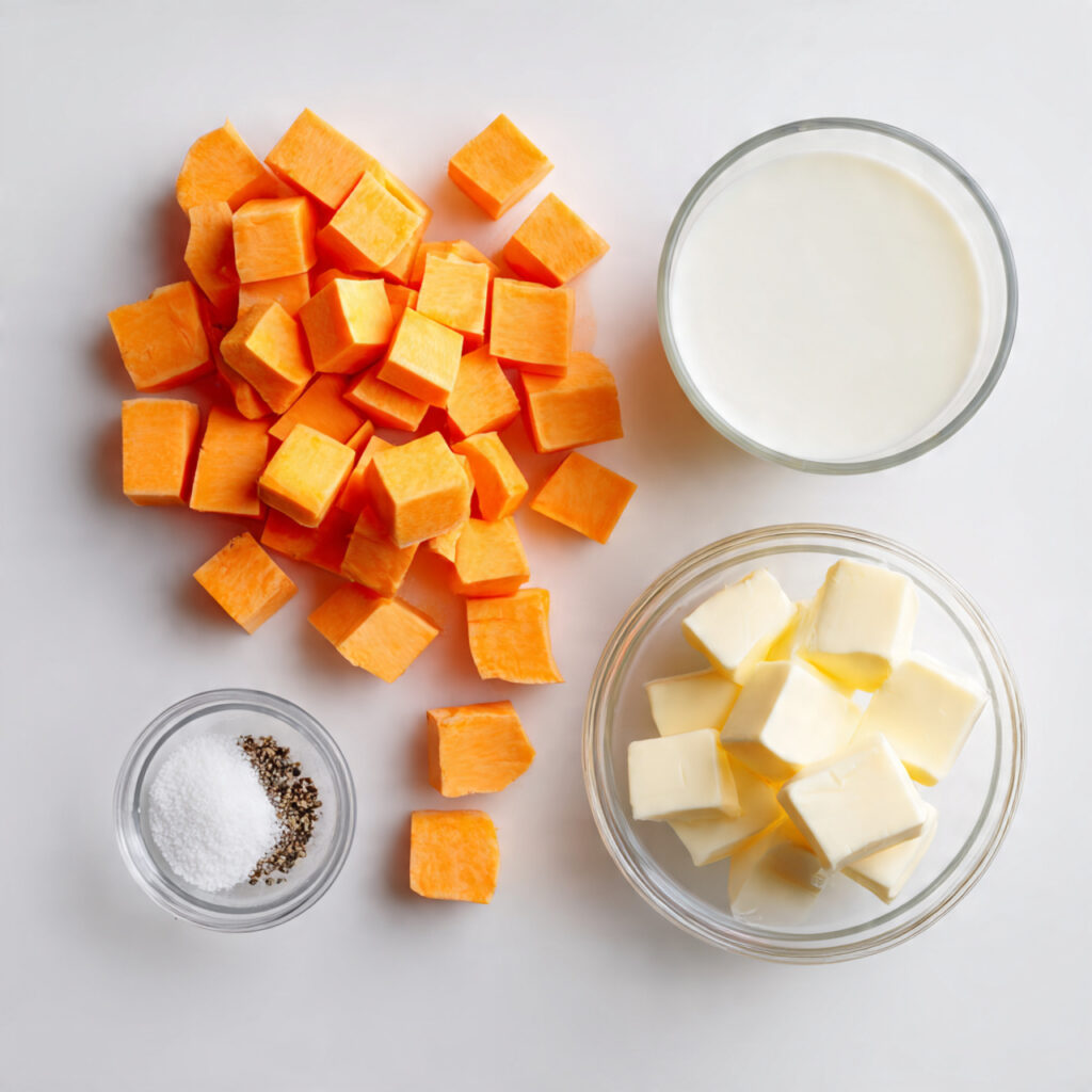 a white clean background peeled and cubed