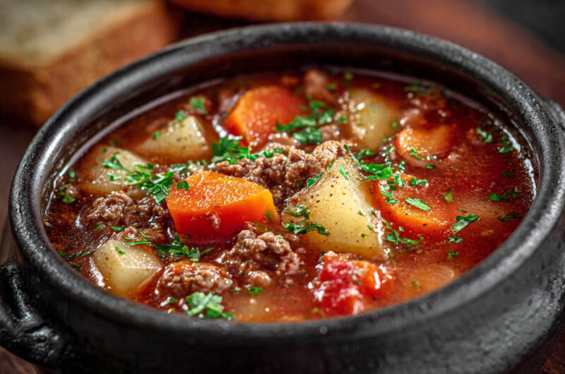 Soup With Ground Beef