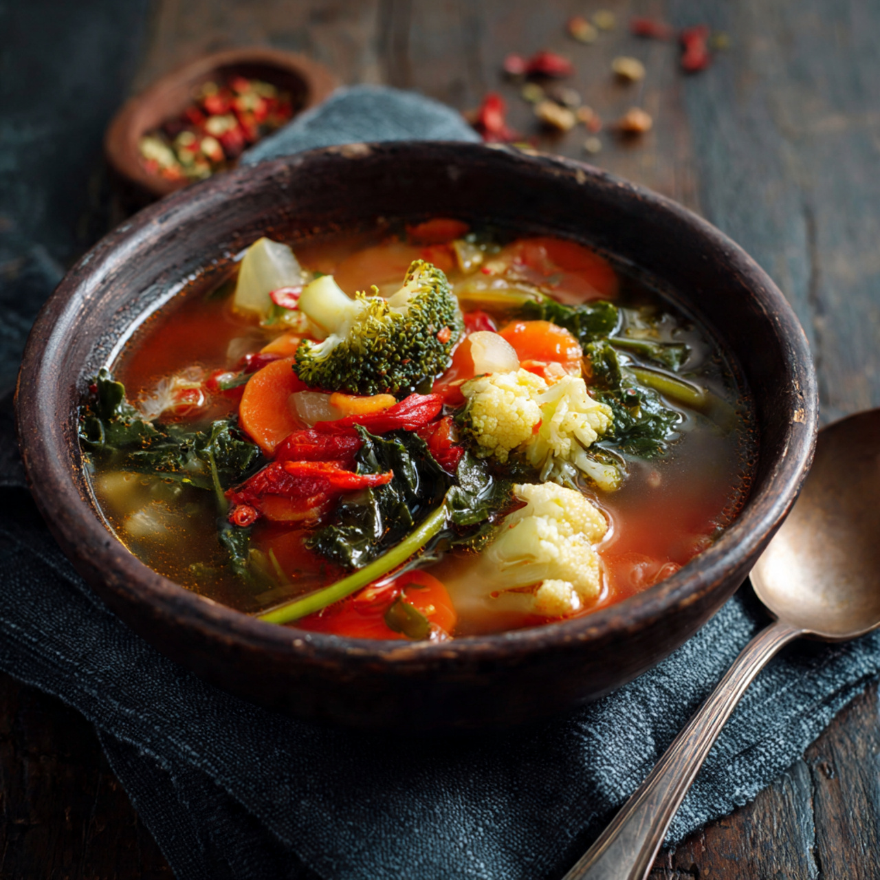 an attractive image of vegetable soup