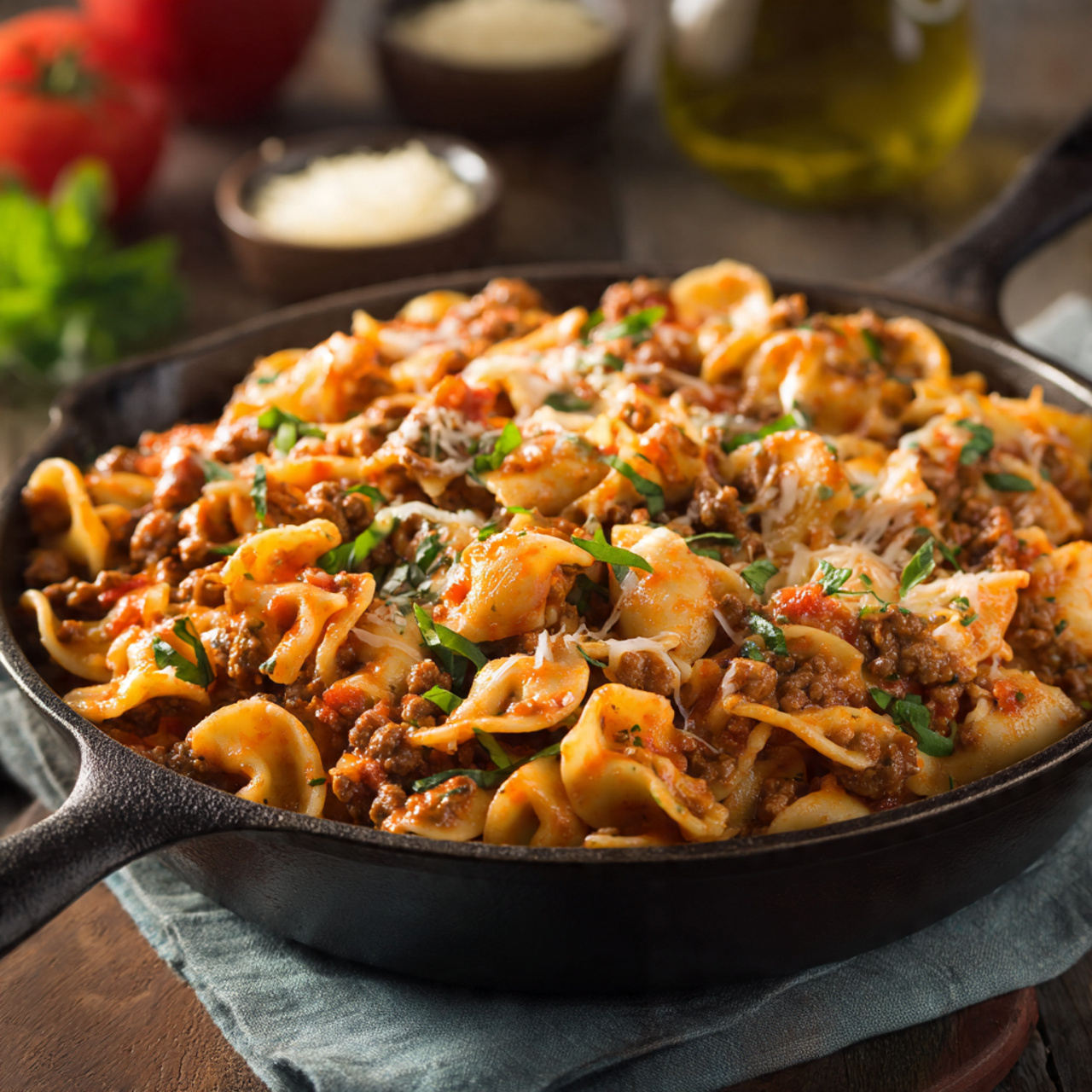 attractive image of ground beef pasta recipes with