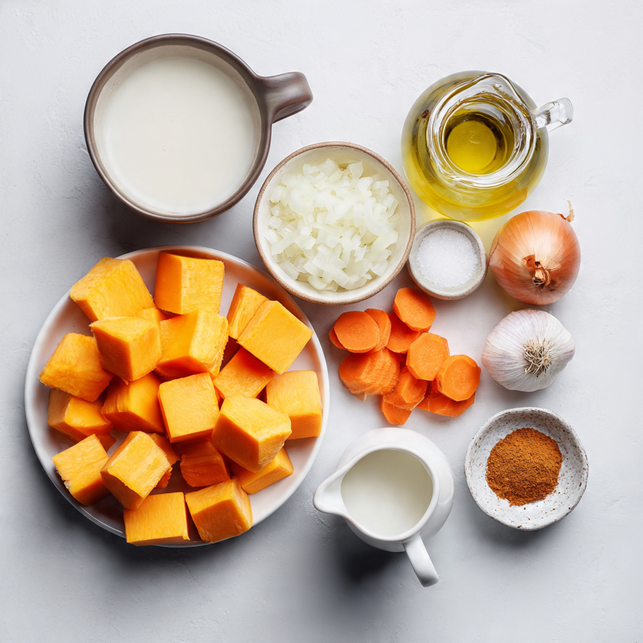 bright high resolution top down flat lay of butter