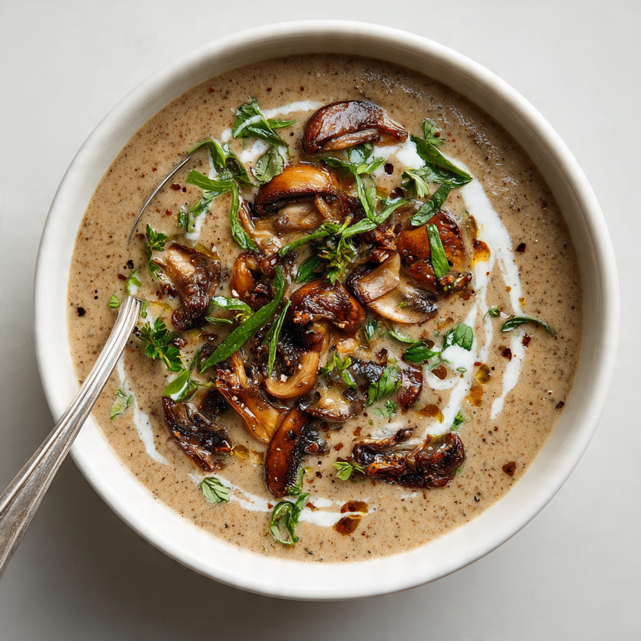 mushroom soup recipes with white background 1