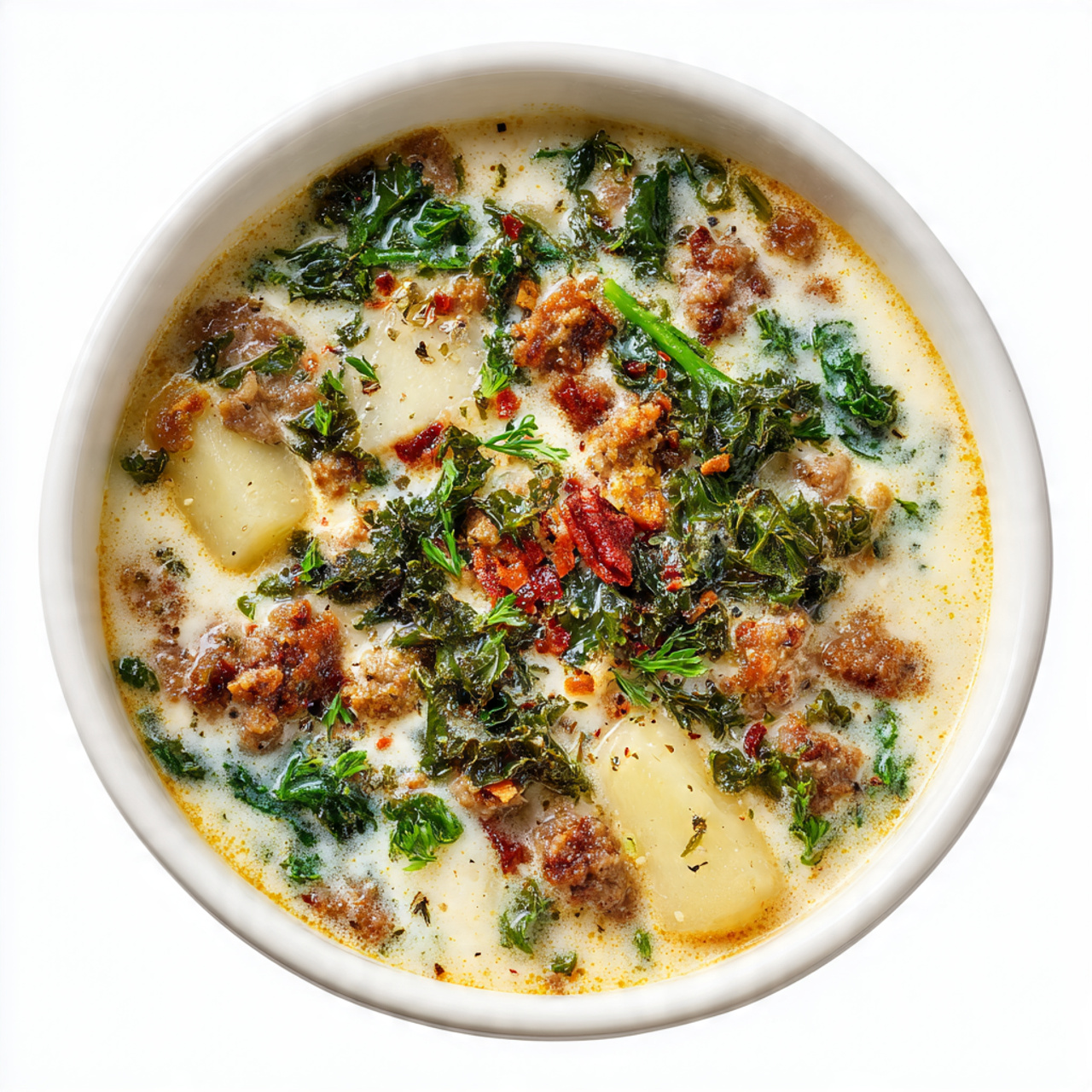 olive garden zuppa toscana soup white background 4 1