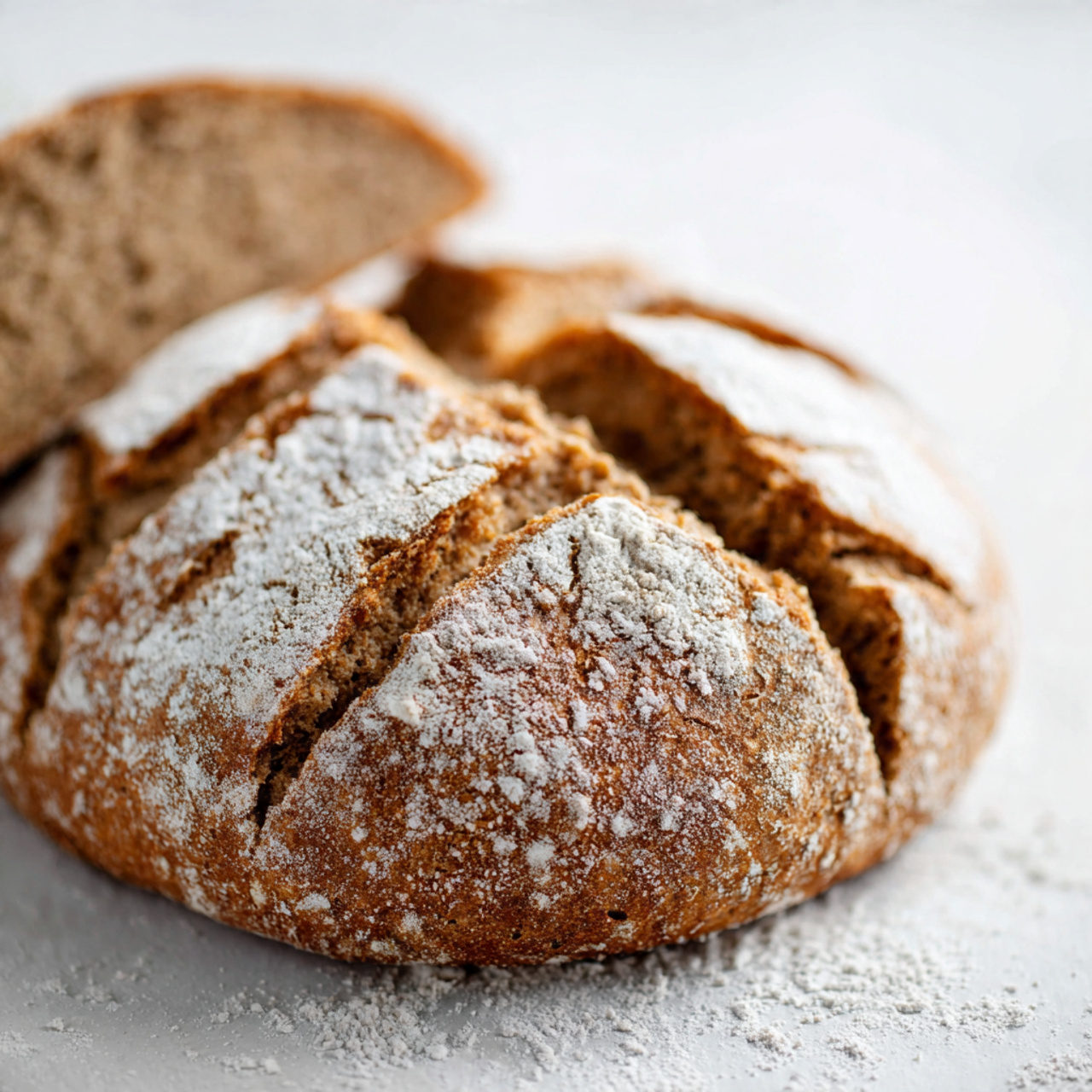 rye bread recipe with white background 1